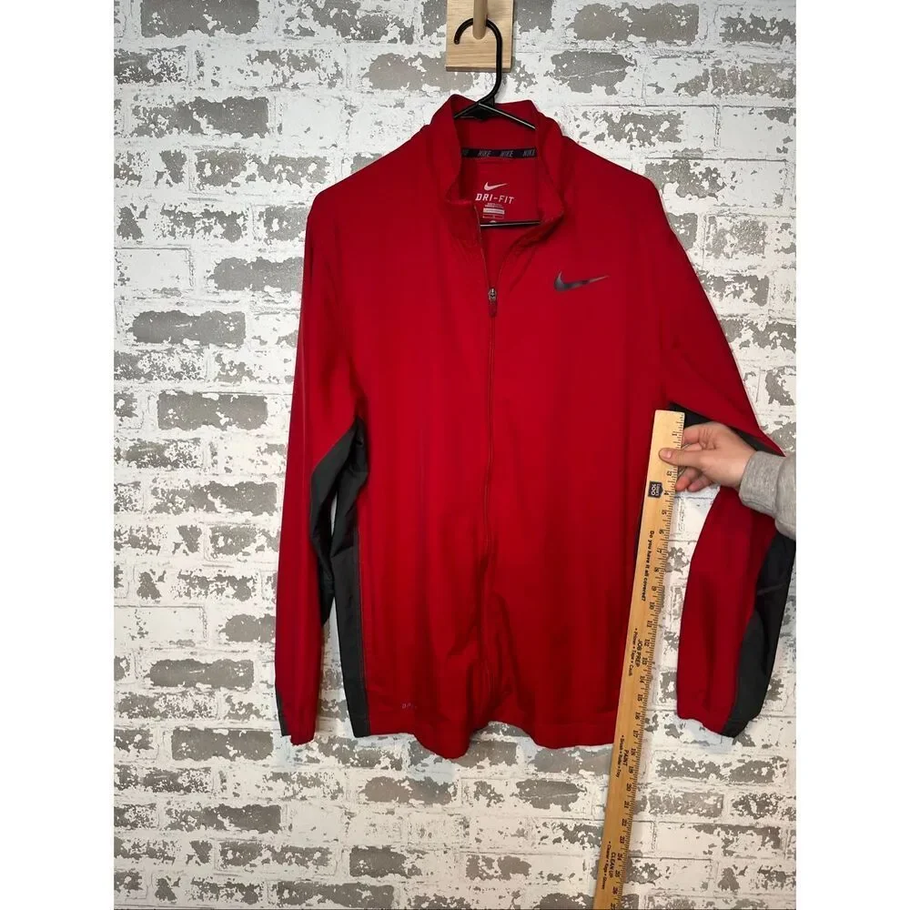 Nike | mens red dry fit 1/4 zip pullover